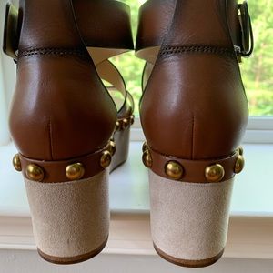 garner studded leather flatform